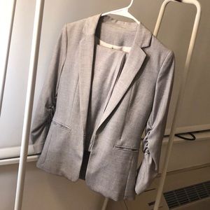H&M light grey suit